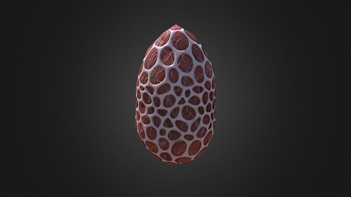 Egg 2 - 320 tris 3D Model