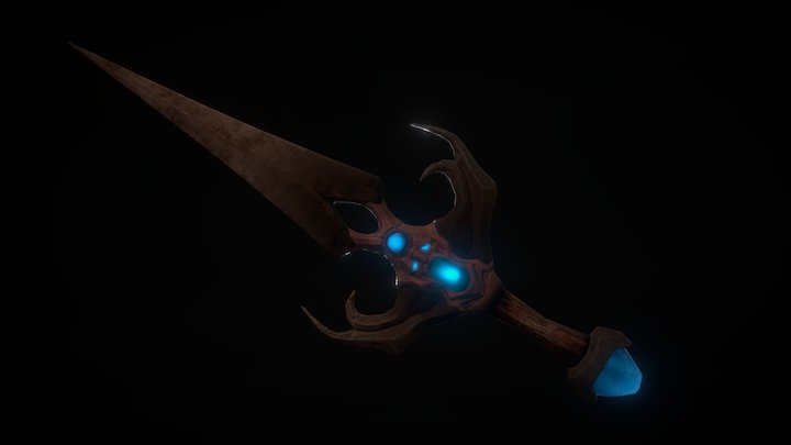 Fantasy dagger 3D Model
