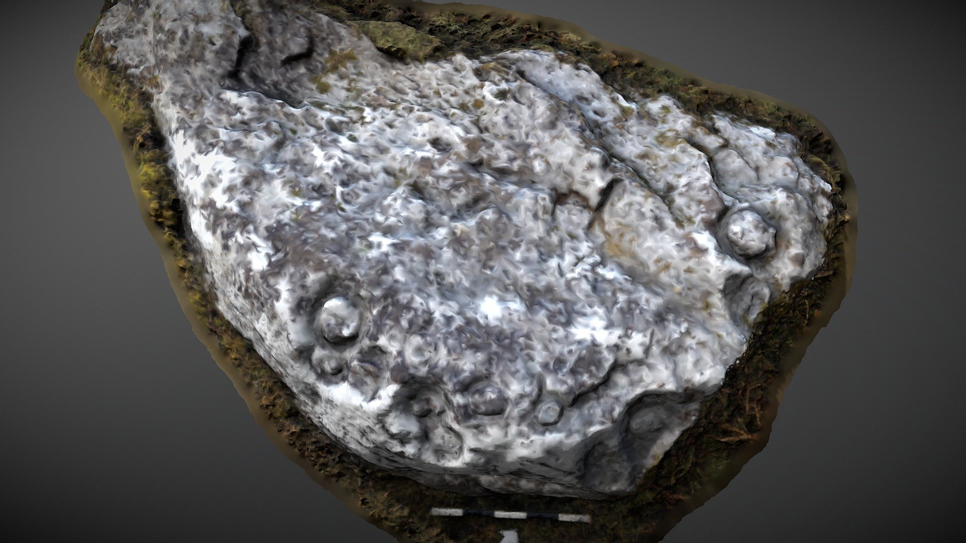 Dun Creagach 3 - Quernstone Quarried Rock