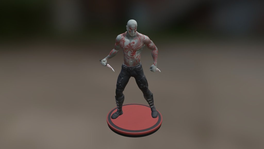 DRAX - 3D model by John LaBrada (@john.labrada) [8a570ec] - Sketchfab