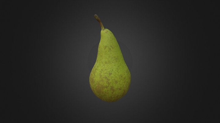 Standard Reference Pear 3D Model