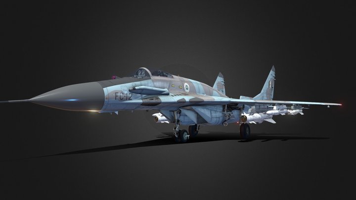 (War Thunder) MiG-29SMT (9-19) 3D Model