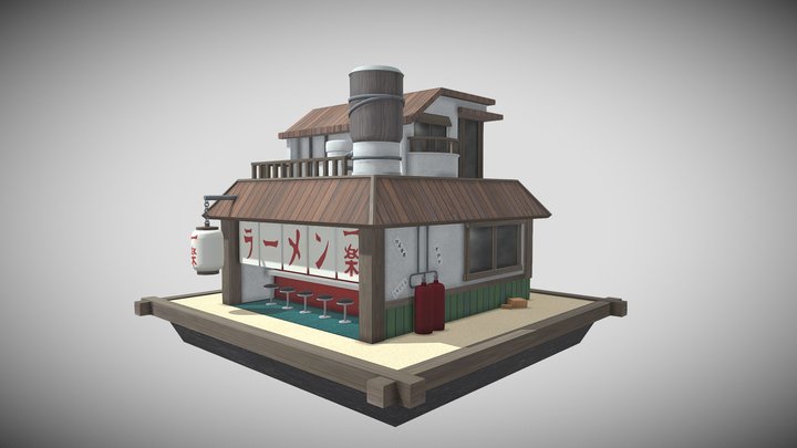 Ichiraku Ramen - Naruto 3D Model