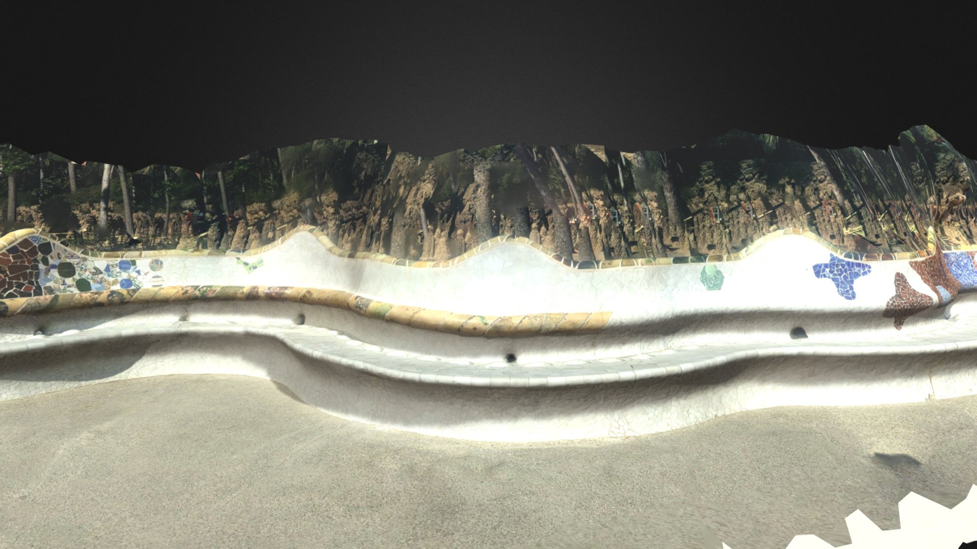 Park Güell bench
