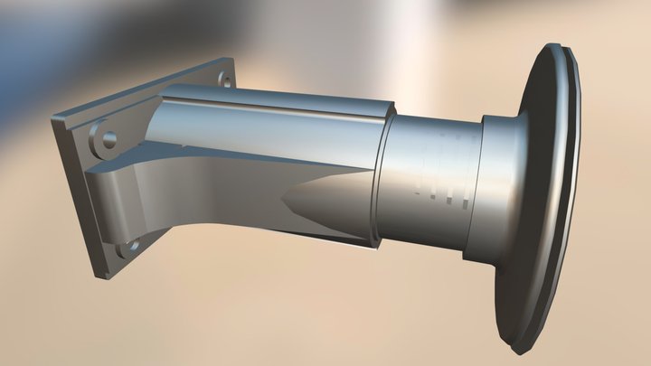 Buffing Gear for ICF Design Passenger Coaches 3D Model