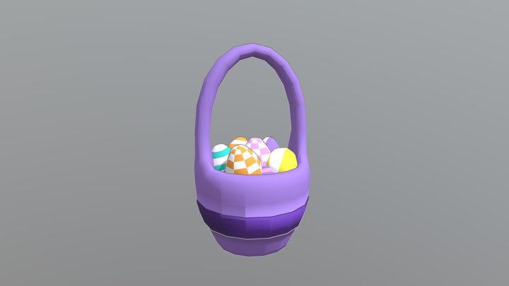 Basket And Egg – Free 3D Model STL