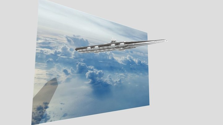 Battlecarrier Enterprise (Not Mine) – Modello 3D gratuito STL