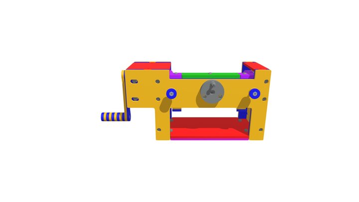 LC Machine: Varianta 1 - Kratší noha / základna 3D Model
