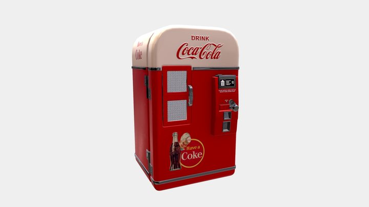 heladera coca 3D Model