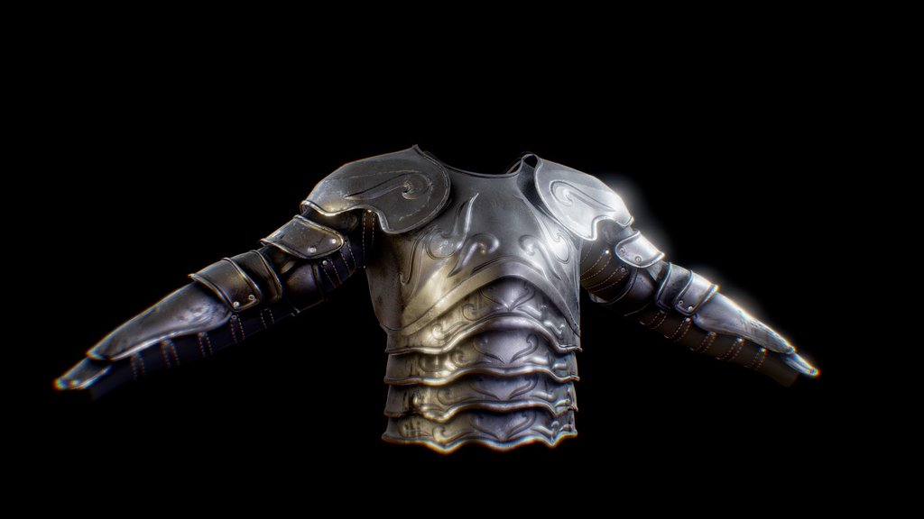 Male Armour- 2 - Game Ready