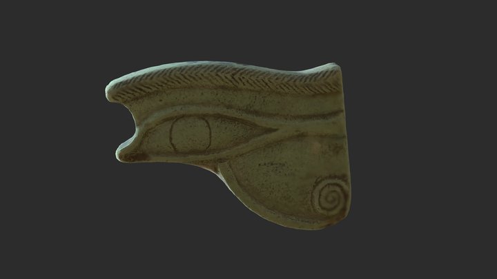 Амулет Уджат (Глаз Хора) / Wedjat (Eye of Horus) 3D Model