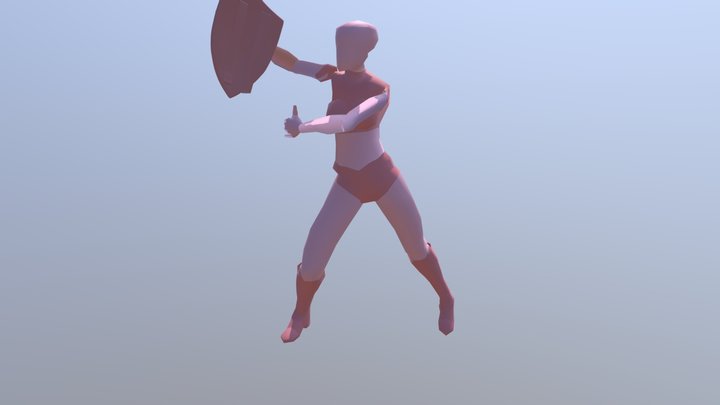 Fight 3D Model