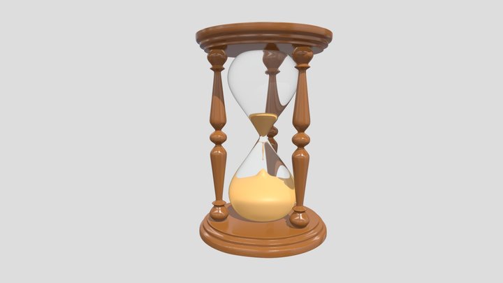 Sand Hourglass 3D Model