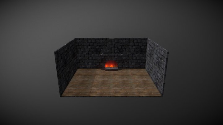 Fireplace 3D Model