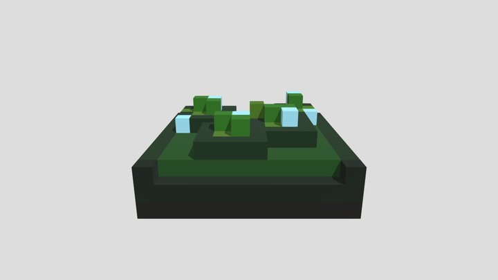 Nordic Moss - Voxel 32x32 – Modèle 3D gratuit STL