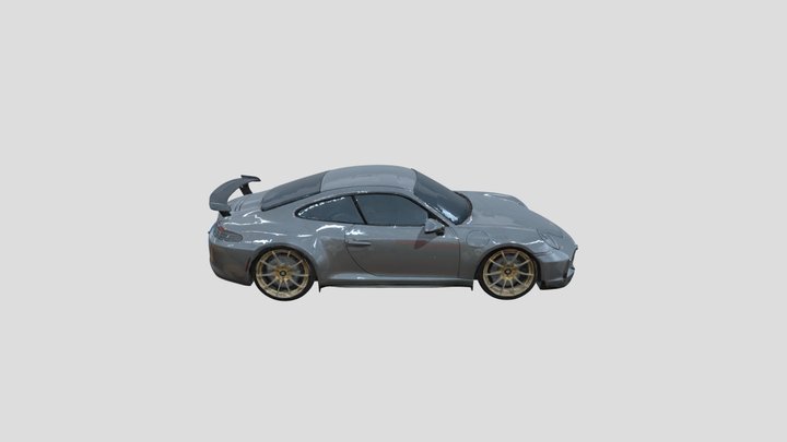 Porsche Car 3d Model