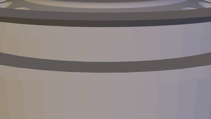 Golf Wheel 3D Model