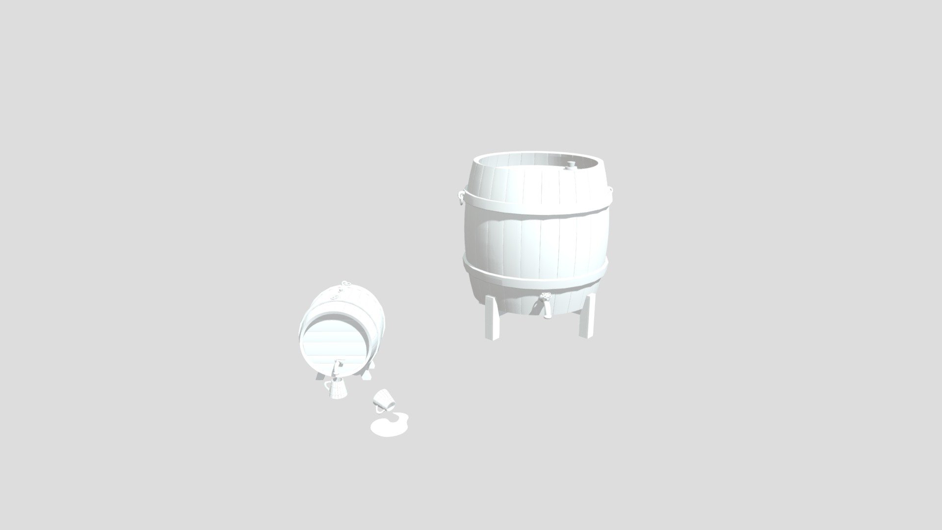 Beer barrels