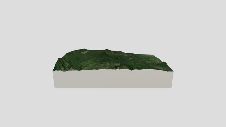 Tangkuban Parahu - Maar 3D Model