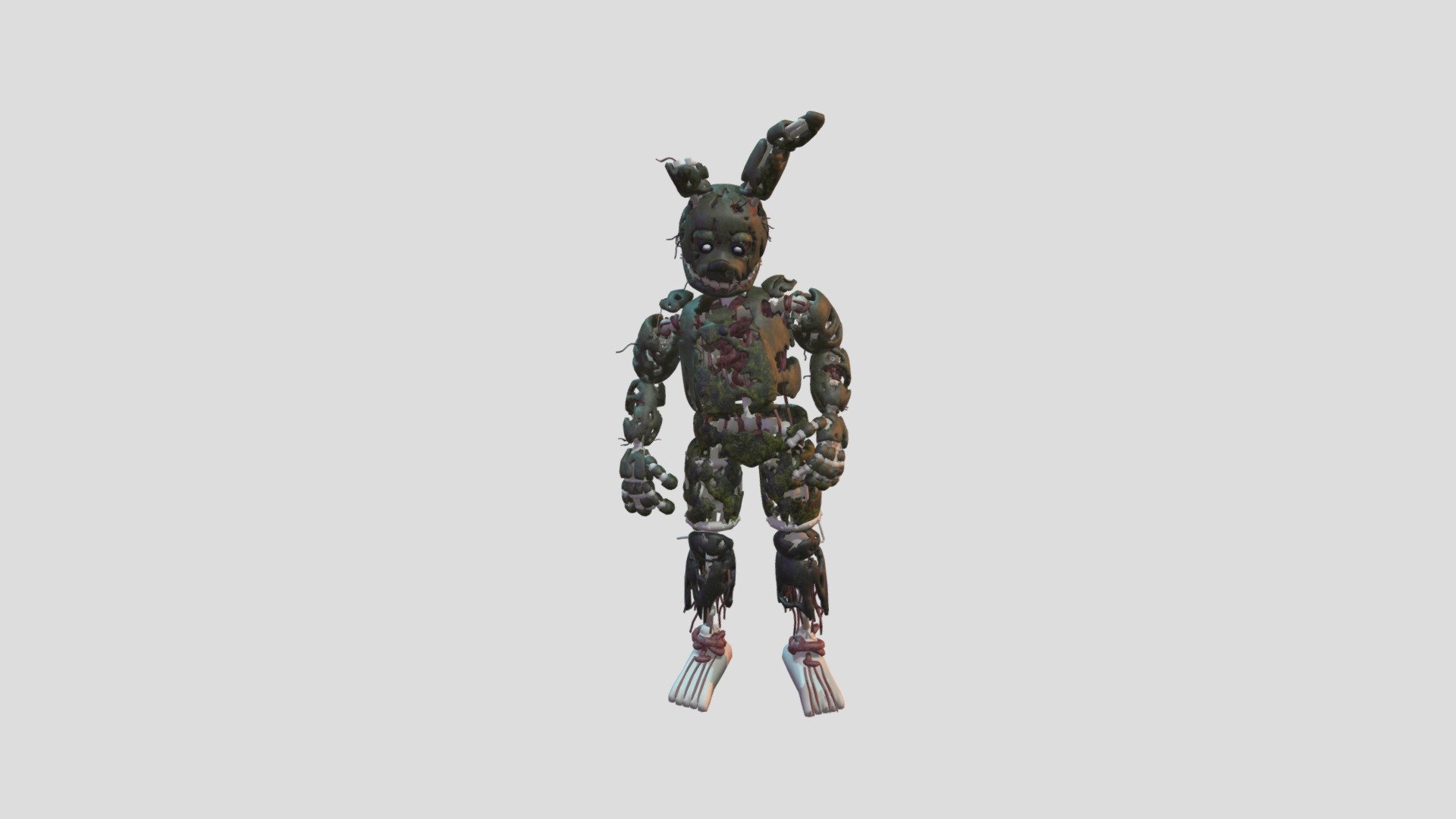 Springtrap V2 - Download Free 3D model by marcosfranciscosisniega  (@marcosfranciscosisniega) [8a66285]