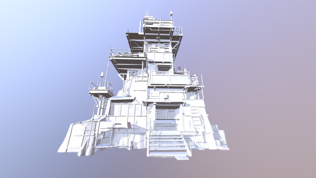 Post-apocalyptic fortified house