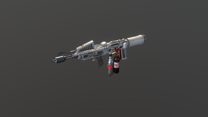 Alien Isolation Flamethrower 3D Model