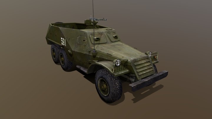 BTR-152 – Gratis 3D-model STL