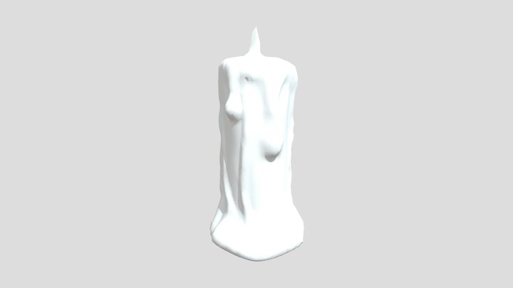 Candle - Highpoly 3D Model