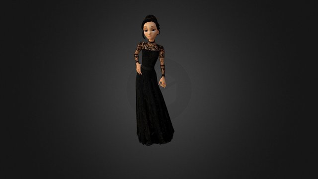 Zoha Peny Model Animation 3D Model