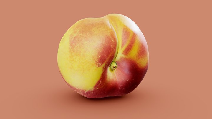 Nectarine 3D Model