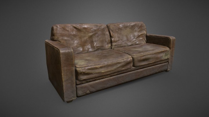 Couch Old 3D Model