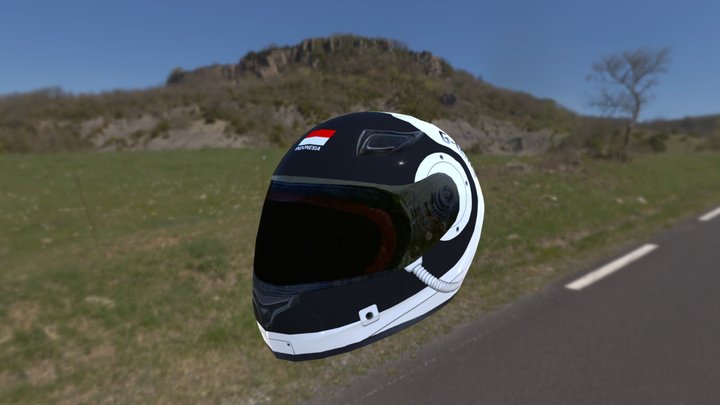 Gara's Bike Helmet v.3 3D Model