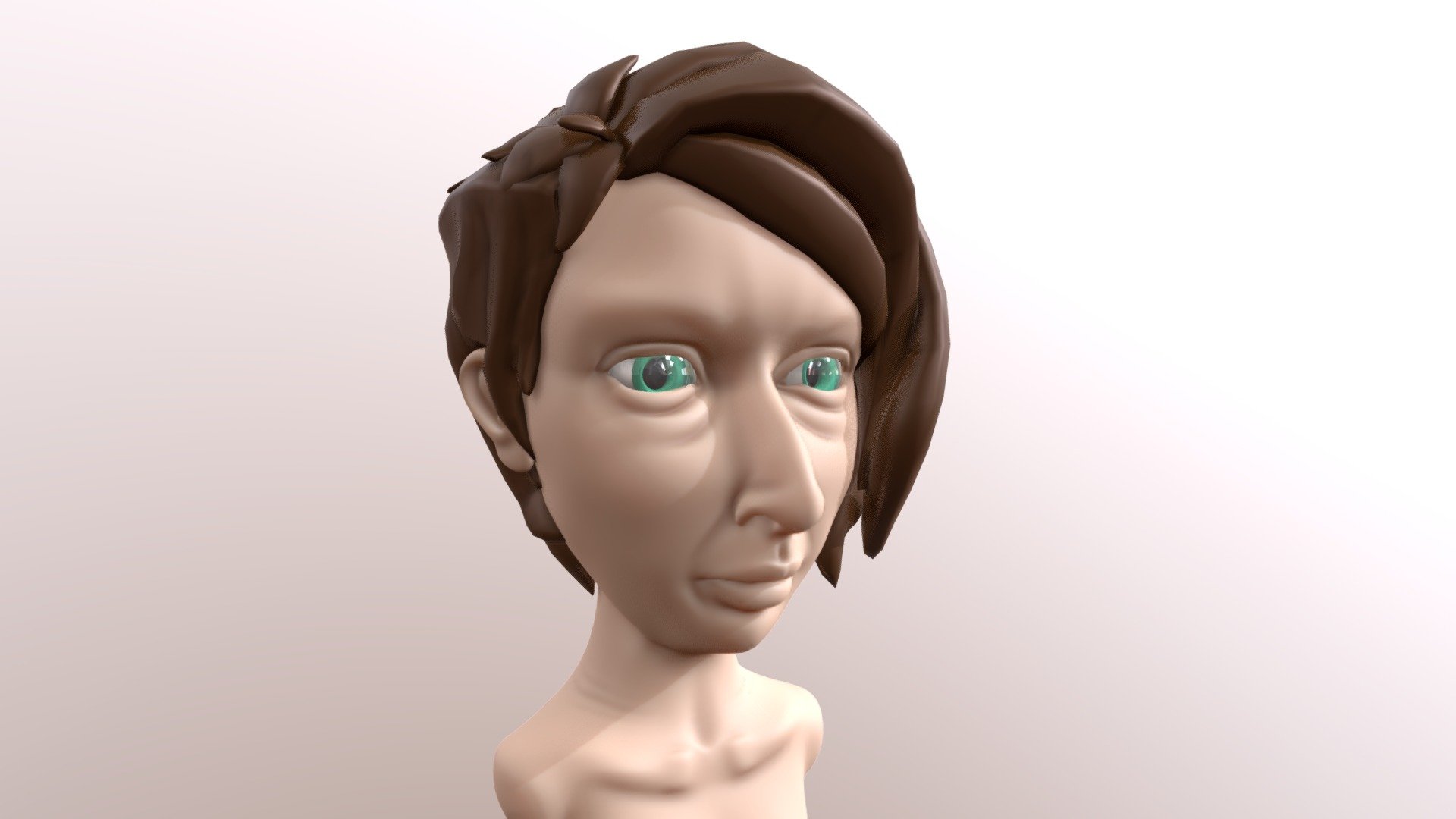 Fortnite Hair v01 3D model by afriedlander [8a6a3eb] Sketchfab