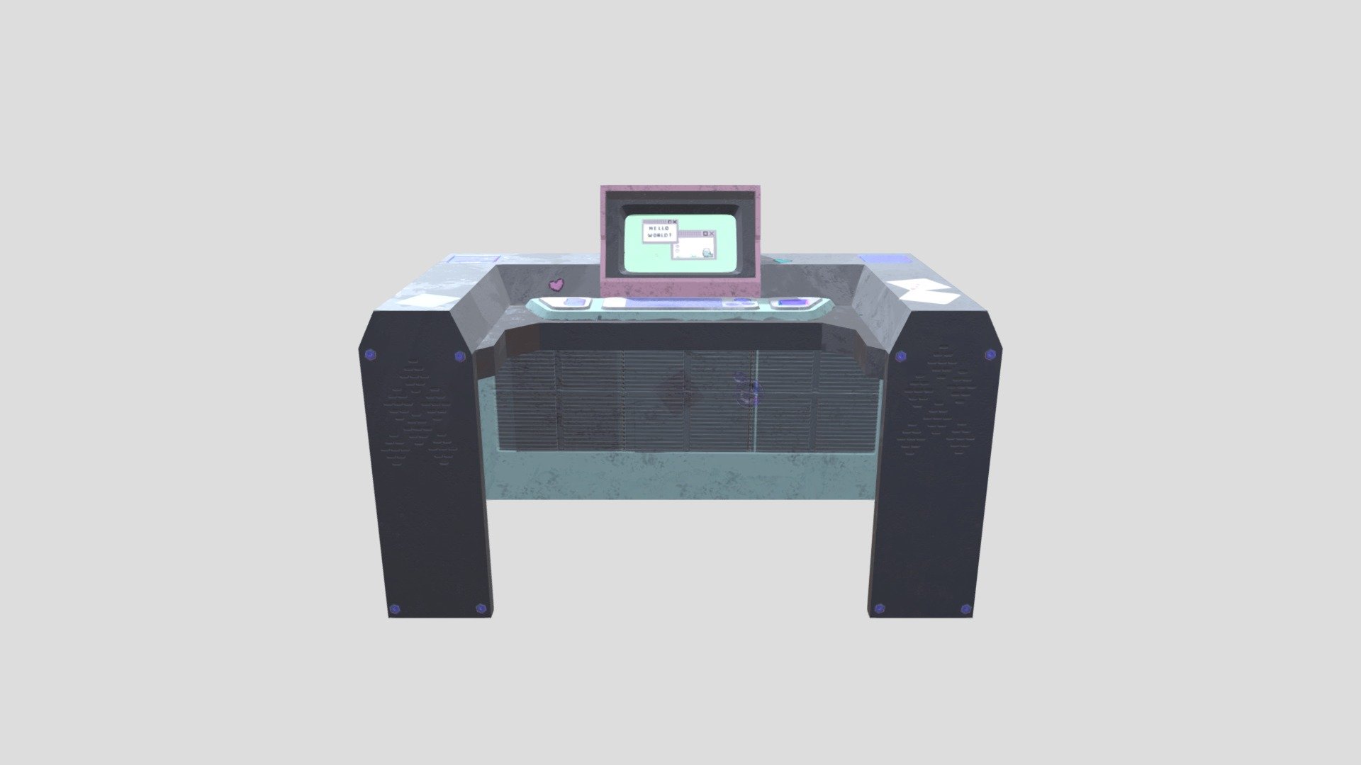 Computer - 3D model by spiotchii [8a6a62b] - Sketchfab