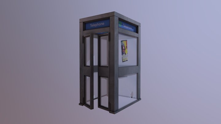 Phonebooth Prop 3D Model