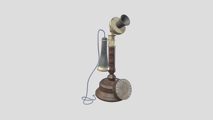 Old_Candle_Stick 3D Model