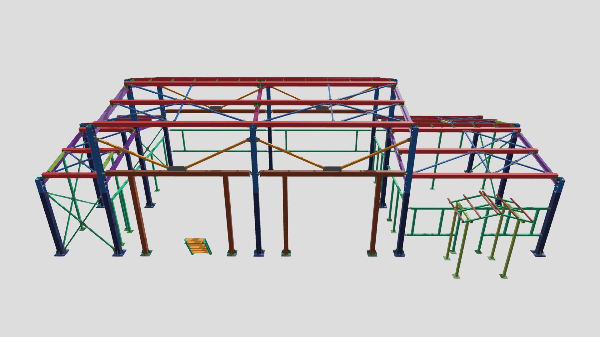 Проект КМД на гараж (11,7 тонн) - Download Free 3D model by kb ...