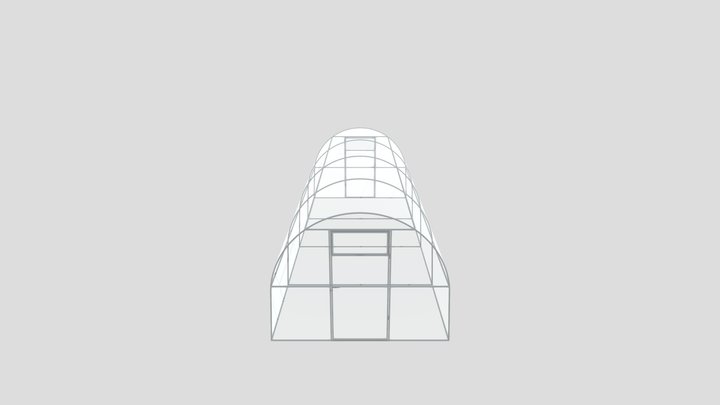разное-модель-теплица-3x8-м 3D Model