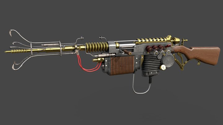 Wunderwaffe DG2 (Game Ready) 3D Model