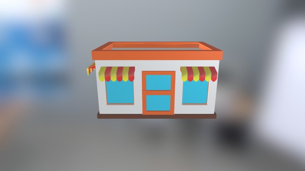 Lojinha em lowpoly