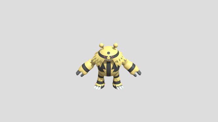 Electrivire - Pokemon – Free 3D Model STL