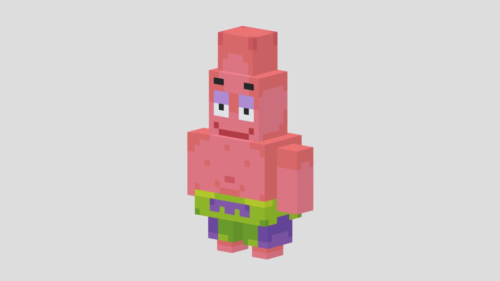 Minecraft SBSP DLC - Patrick - Download Free 3D model by SMF Features ...