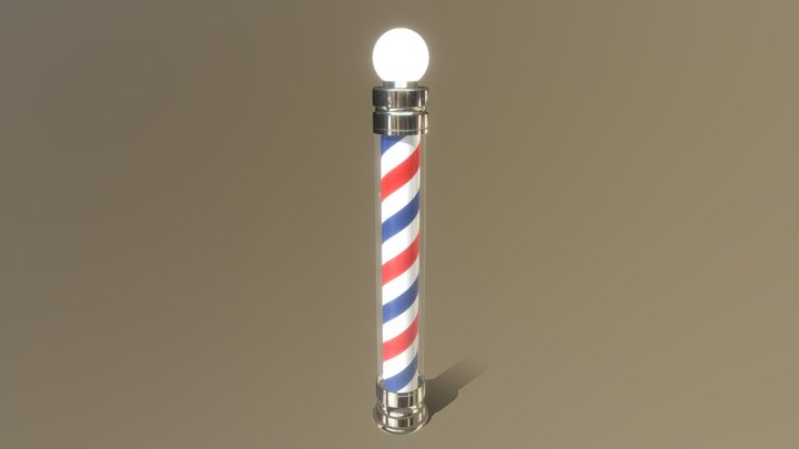 Barber's Pole 3D Model