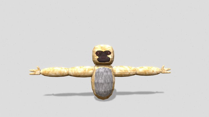 gorilla_tag_fangame_player_model_comes_w_rig 3D Model