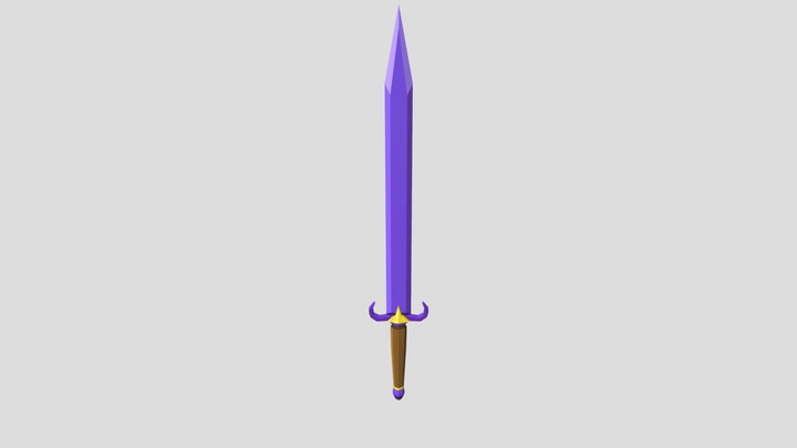 Finished sword 3D Model