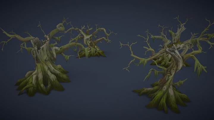 Last OutLander - Swamp Trees. Part 2 3D Model