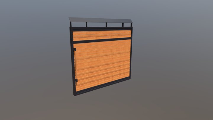 Fence Gate 3D Model