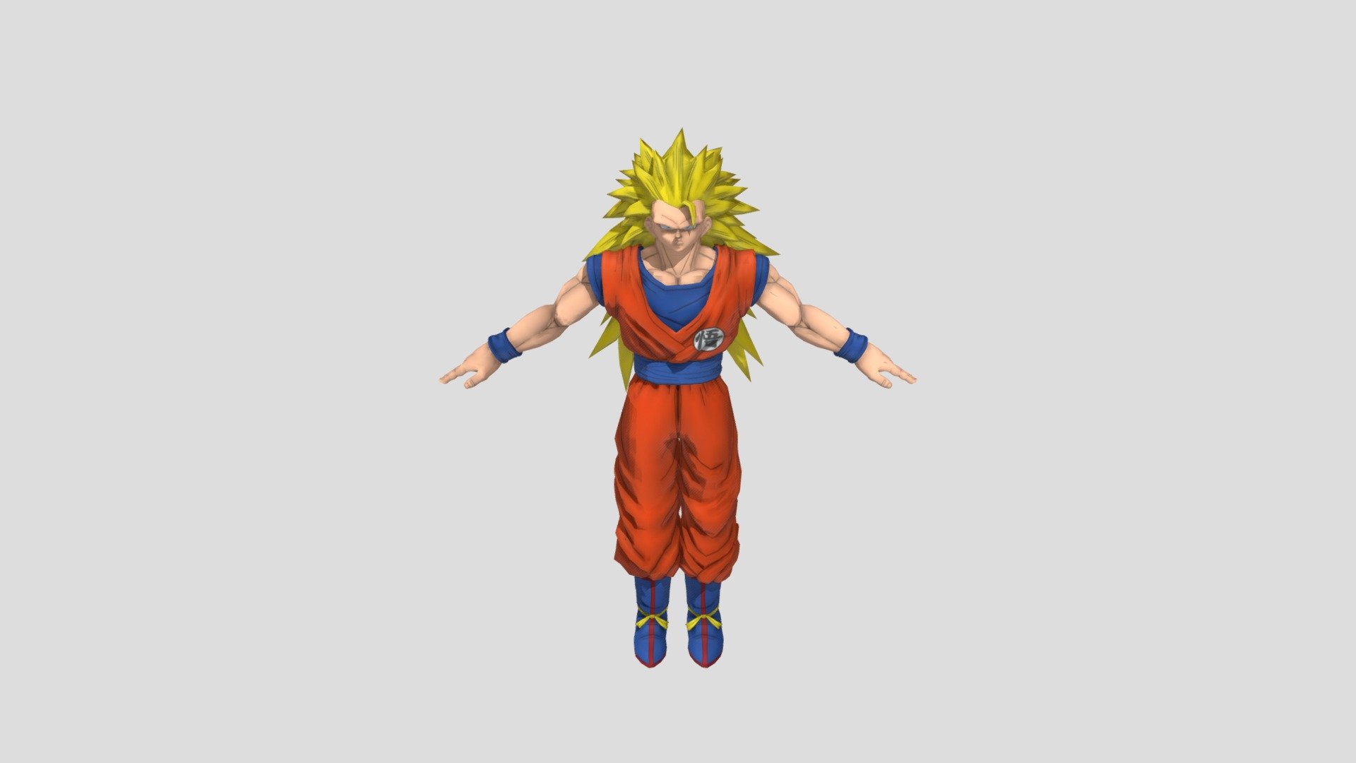 Goku ssj3 - Download Free 3D model by gabrieel22 (@gabrieel22) [8a72f61]