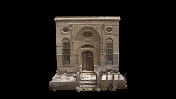 Beit Jokhdar Facade. 3D Model