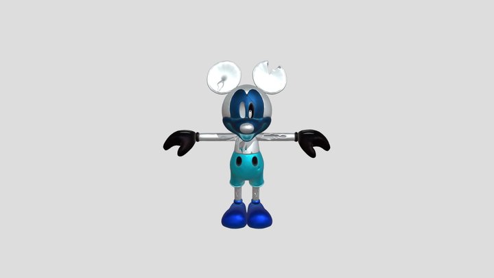 Withered PN Mickey 3D Model